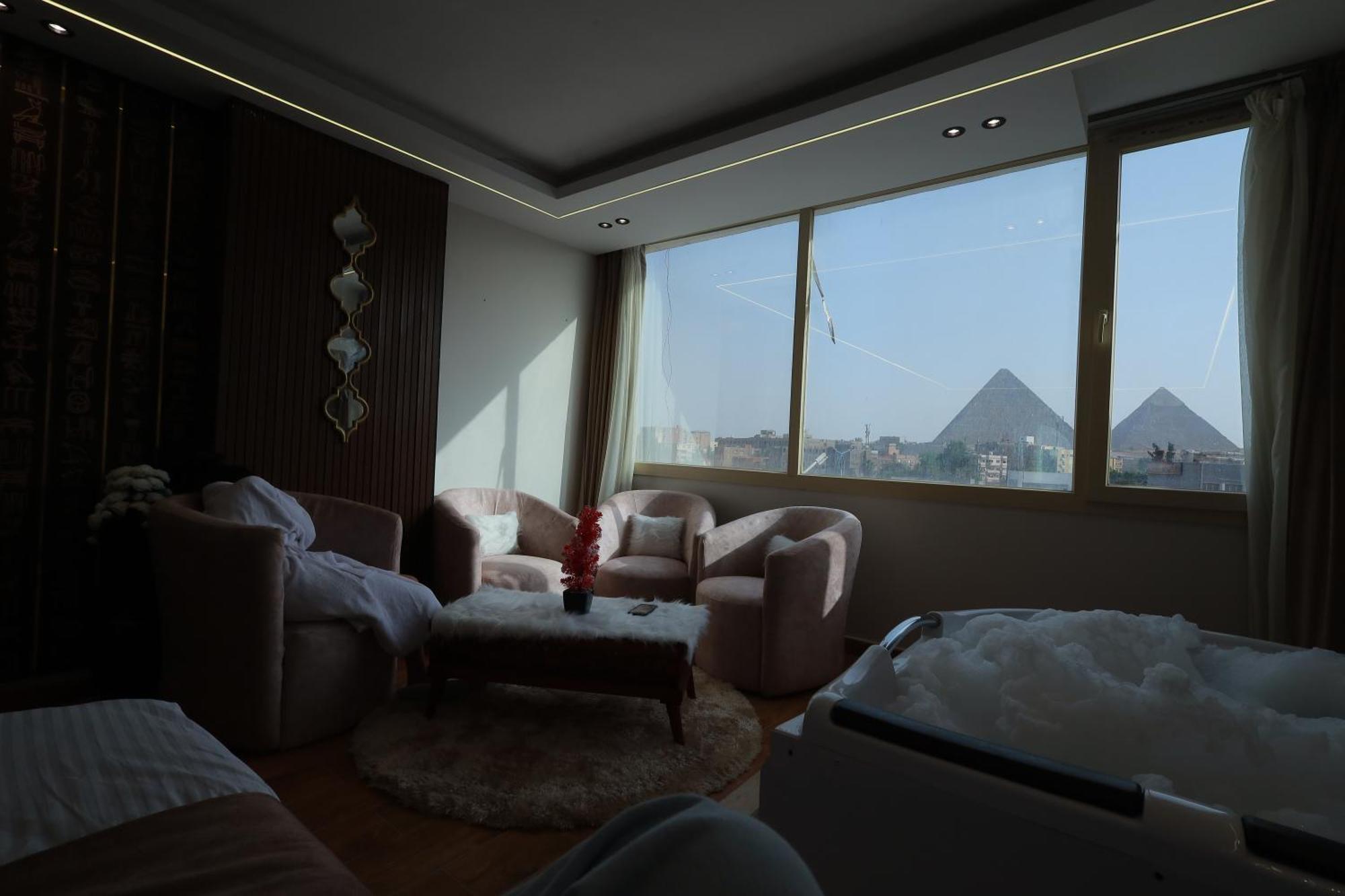 The Muse Pyramids Inn Kafret el-Gabal 외부 사진