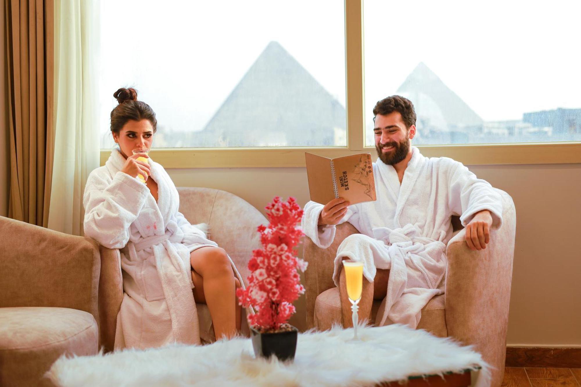The Muse Pyramids Inn Kafret el-Gabal 외부 사진